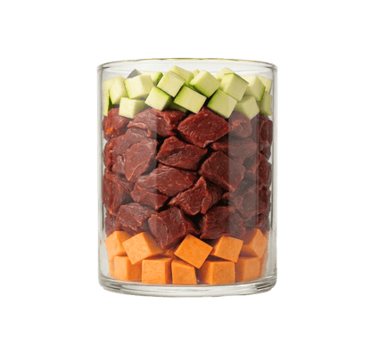 Wild mit Süßkartoffeln und Zucchini